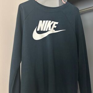 Nike Teal Sweatshirt with White Logo
